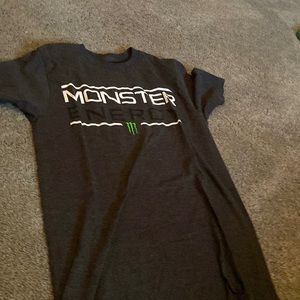 Monster energy small shirt mens
